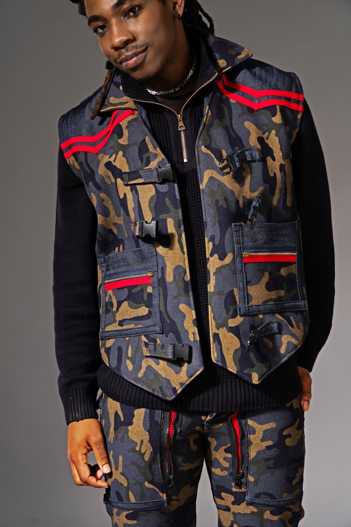 Wool Camouflage Vest